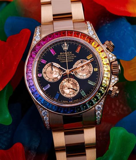 rolex rainbow daytona women|Rolex daytona rainbow 2022.